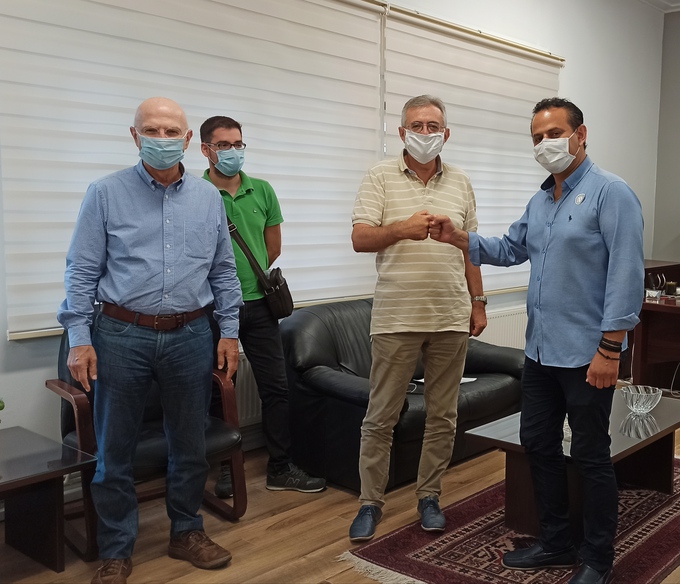 Φωτογραφία Υπογραφή σύμβασης για την κατασκευή νέας γέφυρας